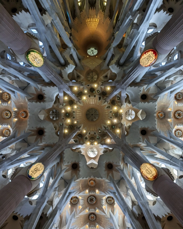 Sagrada Familia ceiling